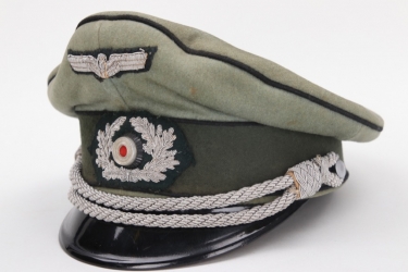 Heer Pionier officer's visor cap - named