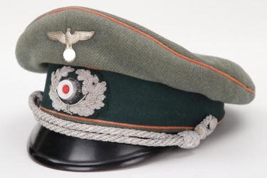 Heer Infanterie/Panzer officer's visor cap