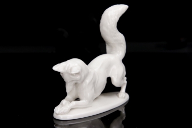 SS Allach - porcelain figure 'fox & mouse' #78 (Kärner)