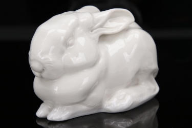 SS Allach - porcelain figure 'lying hare' #44 (Kärner/Nagy)