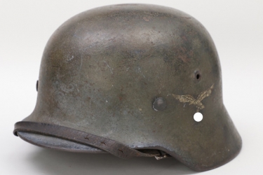 Luftwaffe M40 single decal camo helmet - SE64
