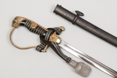 Heer officer's lion head sabre with portepee