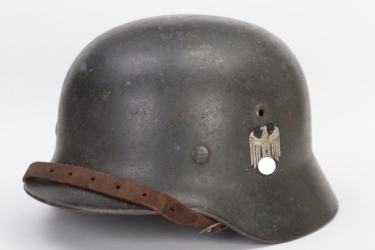 Heer M35 single decal helmet (veteran pickup) - Q64