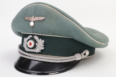 Heer Infanterie officer's visor cap - Peküro (named)