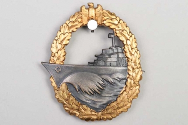 Destroyer War Badge - Schwerin (tombak)