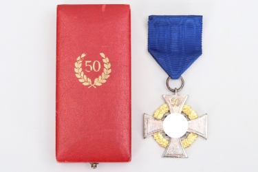 Third Reich Faithful Service Medal for 50 years in case