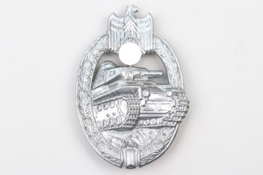 Tank Assault Badge in silver - AS (in triangle)