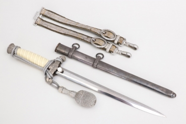 Heer officer's dagger with hangers and portepee - Eickhorn
