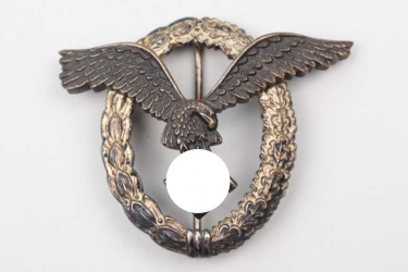 Luftwaffe Pilot's Badge "B&N L" - tombak