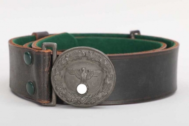 Third Reich state forestry junior officer's belt and buckle