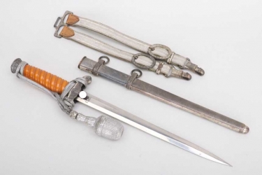 Heer officer's dagger with hangers & portepee - Kolb Amberg