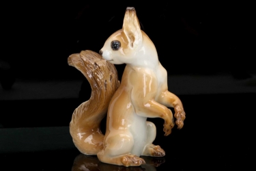 SS Allach - Colored porcelain figure 'squirrel' #68 (Kärner)