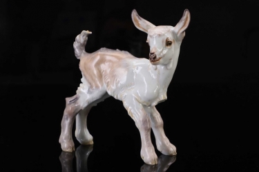 SS Allach - colored porcelain figure 'goatling' #108 (Kärner)