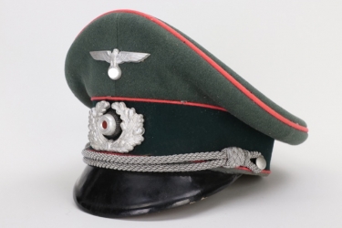 Lt. Sammet - Heer Panzer officer's visor cap