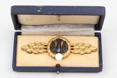 Squadron Clasp for Kampfflieger in gold in case - Osang