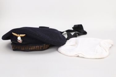 Kriegsmarine sailor's cap with white cover