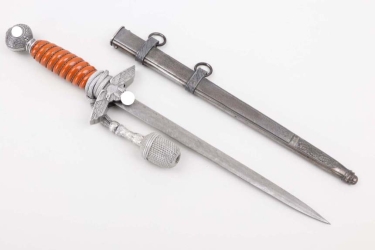 Luftwaffe "Fridericus" officer's dagger with Damascus blade & portepee