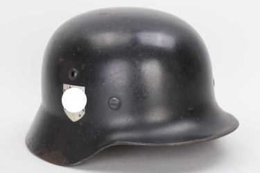 Allgemeine-SS M35 double decal helmet to SS-Otubaf. Görcke
