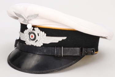Gefr. Dietz - Luftwaffe flying troops white summer visor cap