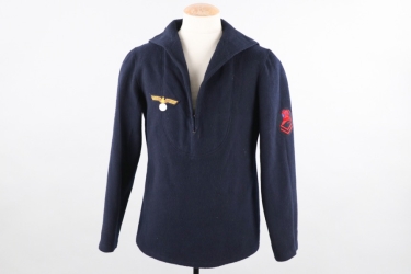 Kriegsmarine blue service shirt - 1939