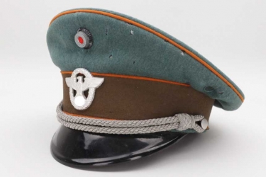 Third Reich Gendarmerie visor cap EM/NCO