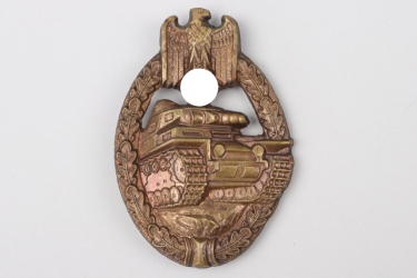 Gefr. Ropertz - Tank Assault Badge in bronze (tombak)