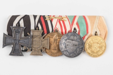 Austro-Hungary - 5-place medal bar
