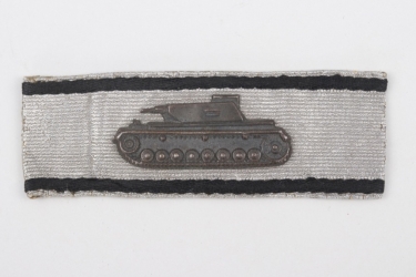 SS-Ostuf. Ziebrecht  - Tank Destruction Badge in silver