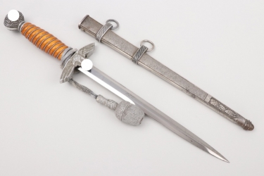 Luftwaffe officer's dagger with portepee - SMF & "Abnahmestempel"