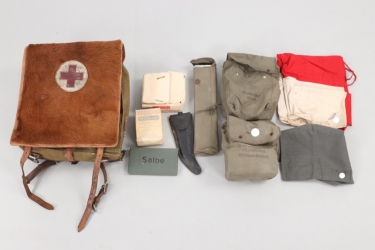 Wehrmacht medical pack (Tornister) with contents