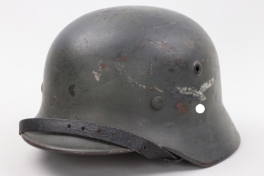 Luftwaffe M40 single decal camo helmet - Q64