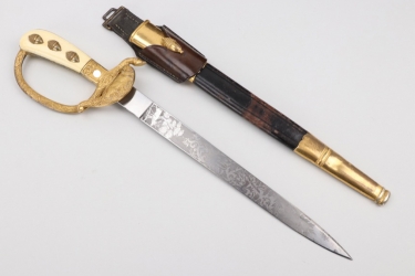 Forestry hunting dagger with frog - Hirschfänger