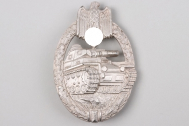 Tank Assault Badge in silver - Wurster (zinc)
