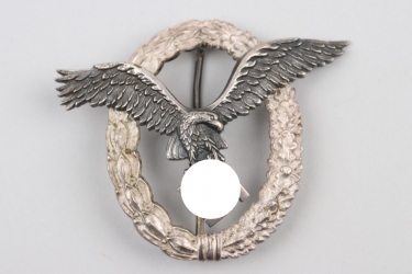 Luftwaffe Pilot's Badge "Deumer" - thin wreath