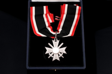 Knight's Cross of the War Merit Cross with Swords in case - Deschler "900"