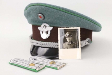 Police visor cap for an Oberleutnant d. Schutzpolizei