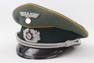 Heer Geb.Aufkl.Abt.67 officer's visor cap - HB37