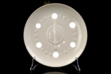 SS Allach - "Julfest 1940" porcelain plate