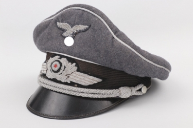 Luftwaffe officer's visor cap - "L. Glowinski"