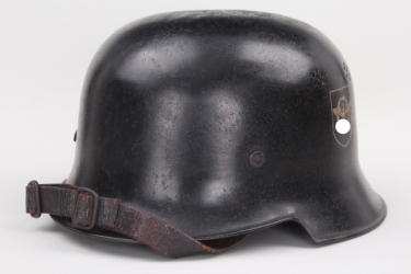 Fire brigade M34 helmet double decal