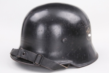 Fire brigade M34 helmet double decal