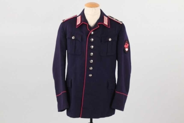 Fire brigade RBD Wuppertal service tunic with insignia