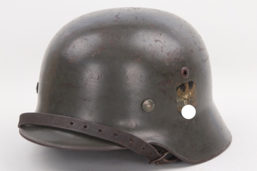 Kriegsmarine M35 helmet double decal helmet - ET64