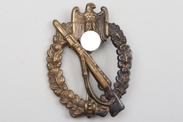 Infantry Assault Badge in Silver - Schickle (hohl)