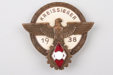 National Trade Competition Kreissieger Badge 1938 - Brehmer