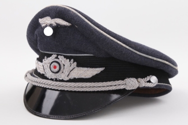 Luftwaffe officer's visor cap - Verkaufsabteiltung der Luftwaffe