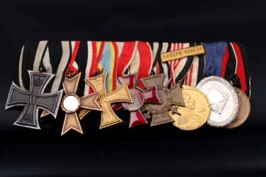 Medal bars bridging from Colonial Wars to the III.Reich