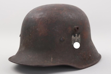 Heer M16 single decal helmet shell (transitional)