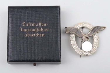 Luftwaffe Pilot's Badge with case - FLL