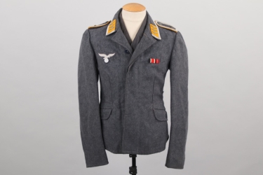 Fw. Moser (Crete) - Luftwaffe Fallschirmjäger flight blouse to a Crete veteran